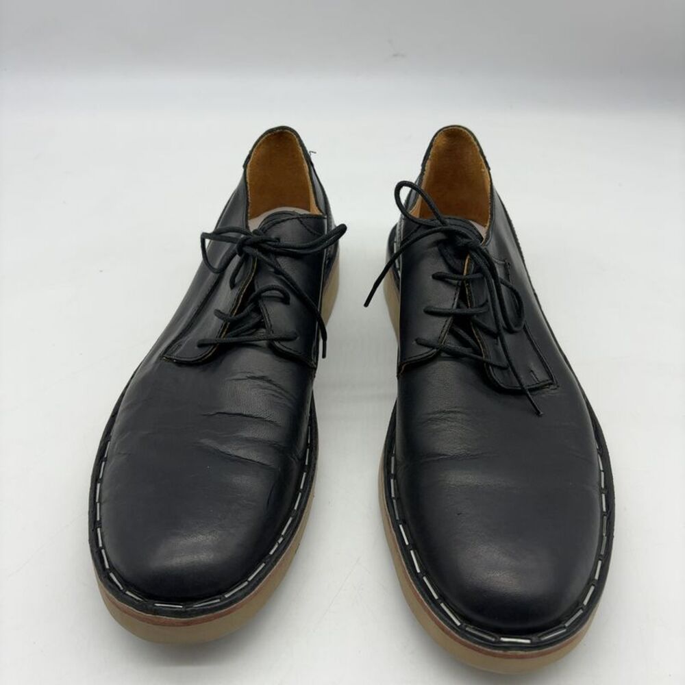 Maison Martin Margiela Derby Shoes in Black Leather